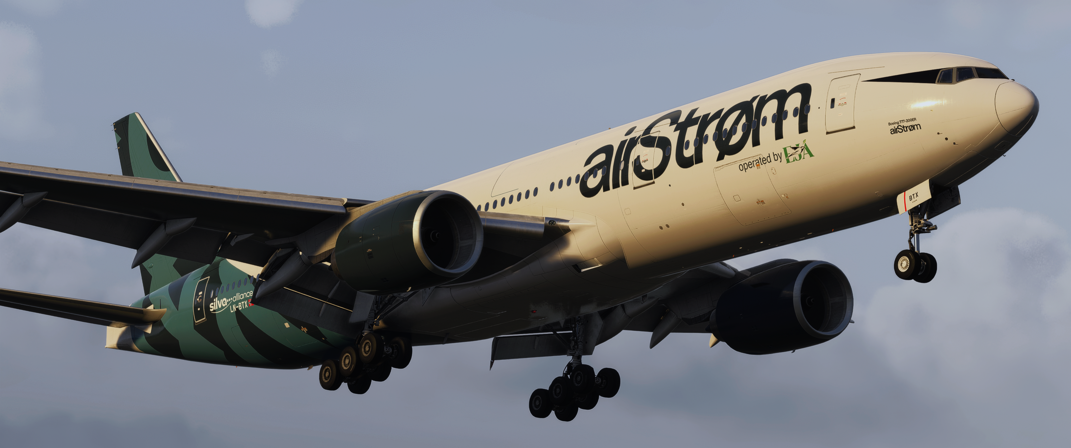 airStrøm Boeing 777-200ER LN-BTX